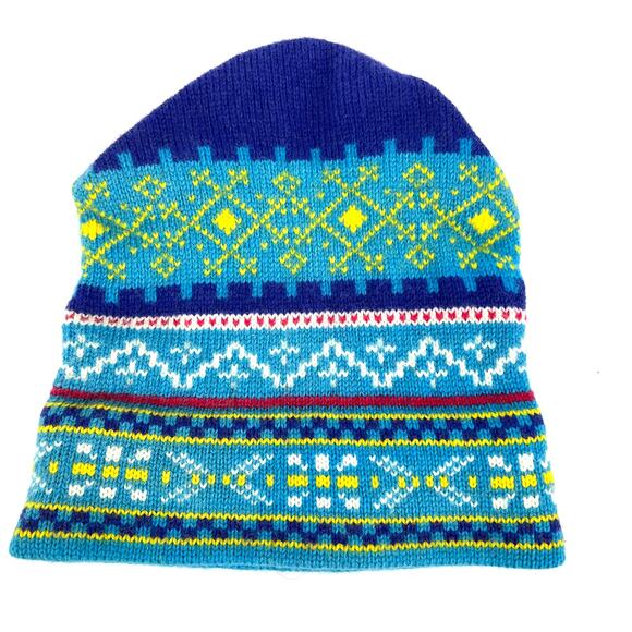 Vintage The North Face Wool Knit Beanie Ski Hat main image 5